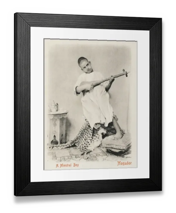 Framed Print : Minstrel Boy, Essaouira (Mogador), Morocco Framed Print : Minstrel Boy, Essaouira (Mogador), Morocco