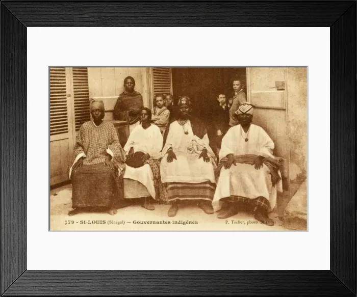 Framed Print : Senegal - West Africa - St Louis - Native Government Framed Print : Senegal - West Africa - St Louis - Native Government