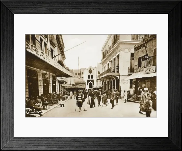 Framed Print : Morocco - Tangiers - Little Market Framed Print : Morocco - Tangiers - Little Market