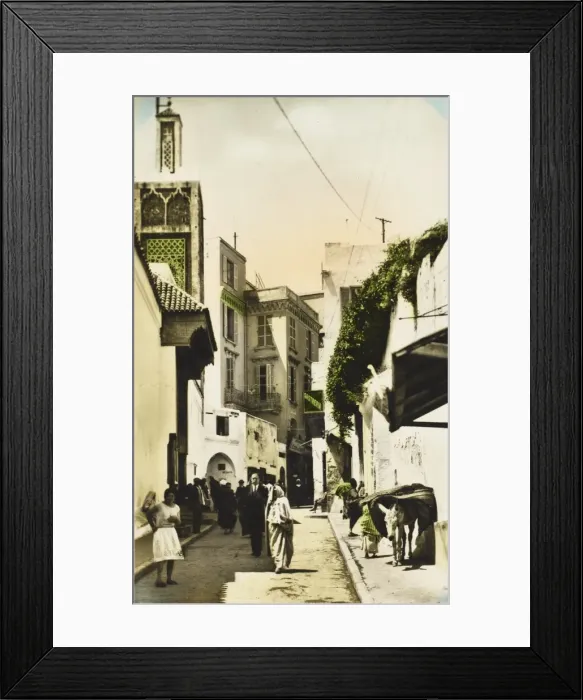 Framed Print : The Grand Mosque - Tangiers, Morocco Framed Print : The Grand Mosque - Tangiers, Morocco