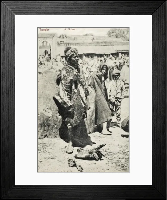 Framed Print : A Holy Man, Tangiers, Morocco Framed Print : A Holy Man, Tangiers, Morocco