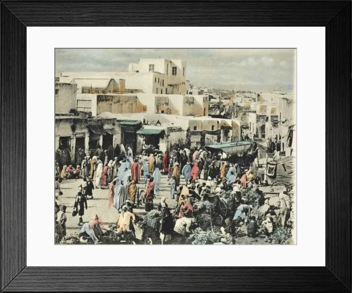 Framed Print : Tunis, Tunisia - Arab Market Framed Print : Tunis, Tunisia - Arab Market