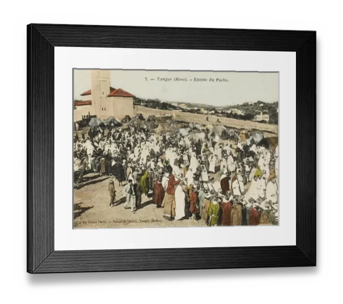 Framed Print : Entry of the Pacha into Tangiers, Morocco Framed Print : Entry of the Pacha into Tangiers, Morocco