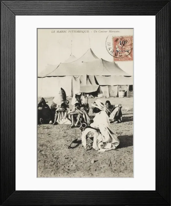 Framed Print : Morocco - Storyteller Framed Print : Morocco - Storyteller