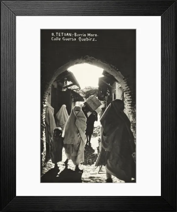 Framed Print : Morocco - Tetuan - The Moorish Gate Framed Print : Morocco - Tetuan - The Moorish Gate