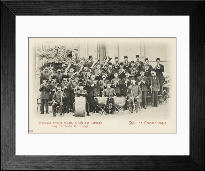 Framed Print : A large group of Musicians - Constantinople Framed Print : A large group of Musicians - Constantinople