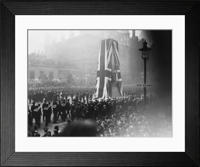 Framed Print : Unveiling the Cenotaph, 1920 Framed Print : Unveiling the Cenotaph, 1920