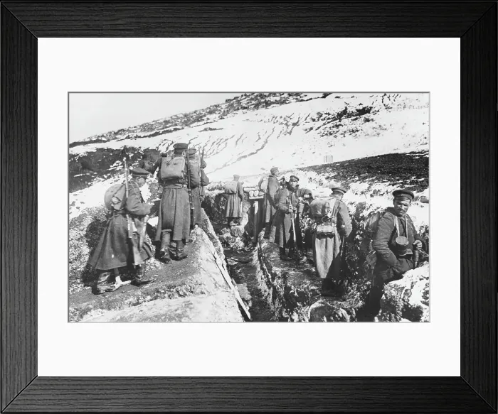 Framed Print : Bulgarians on the Macedonian Front Framed Print : Bulgarians on the Macedonian Front