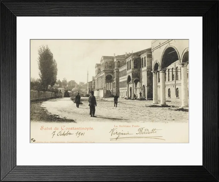 Framed Print : Sublime Porte - Constantinople Framed Print : Sublime Porte - Constantinople