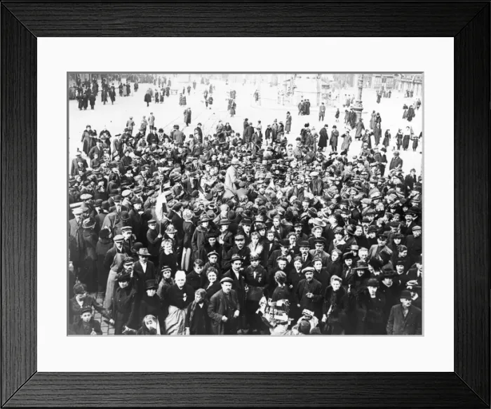 Framed Print : Crowds in Britain Framed Print : Crowds in Britain