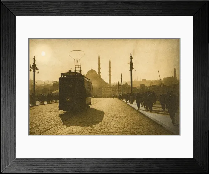 Framed Print : Galata Bridge (New Bridge) - Constantinople Framed Print : Galata Bridge (New Bridge) - Constantinople