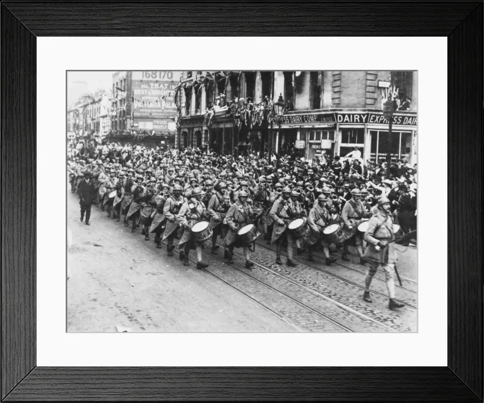 Framed Print : Victory March 1919 Framed Print : Victory March 1919