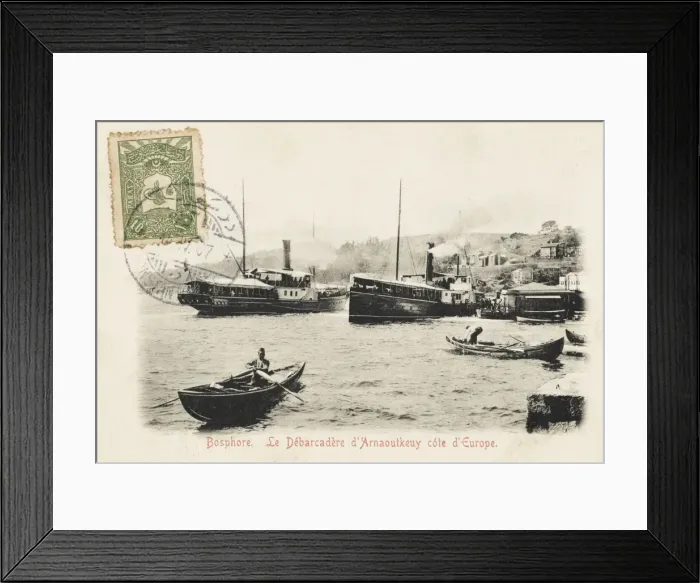 Framed Print : Ferryboat embarkation point - Arnavutkoy Framed Print : Ferryboat embarkation point - Arnavutkoy