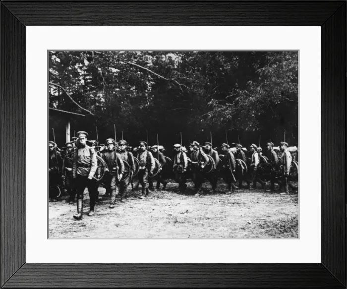 Framed Print : Russian Army Cyclists Framed Print : Russian Army Cyclists