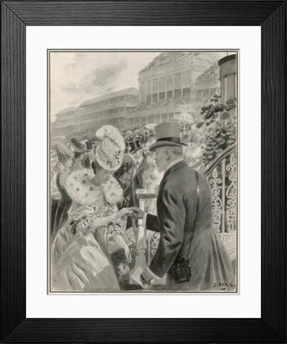 Framed Print : King Edward VII at Ascot Framed Print : King Edward VII at Ascot