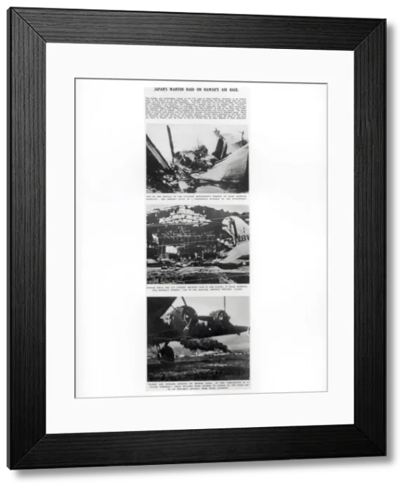 Framed Print : Japans raid on Pearl Harbour Framed Print : Japans raid on Pearl Harbour