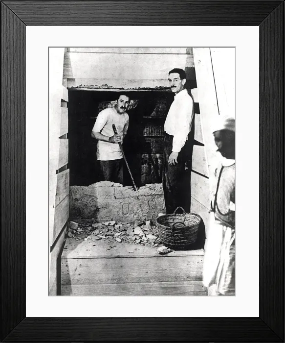 Framed Print : The excavation of Tutankhamun Framed Print : The excavation of Tutankhamun