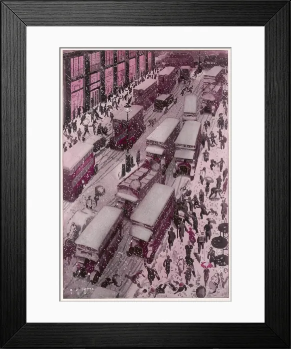 Framed Print : Christmas in London Framed Print : Christmas in London