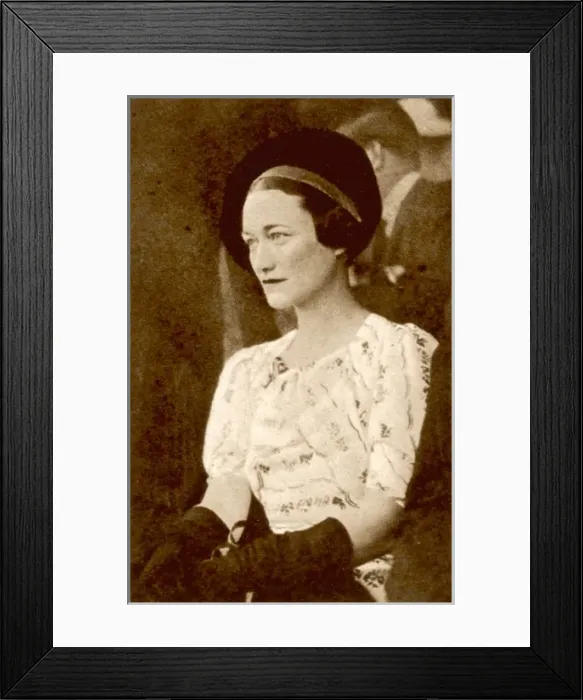 Framed Print : Wallis Simpson Framed Print : Wallis Simpson