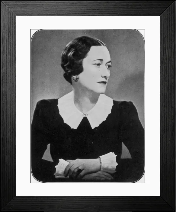 Framed Print : Wallis Simpson Framed Print : Wallis Simpson