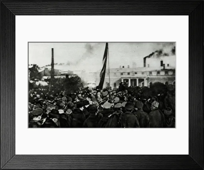 Framed Print : The Russian Armys Support of the Revolution Framed Print : The Russian Armys Support of the Revolution