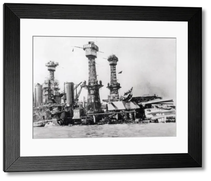 Framed Print : The Wreckage of West Virginia Framed Print : The Wreckage of West Virginia