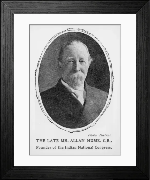Framed Print : Mr Allan Hume Framed Print : Mr Allan Hume