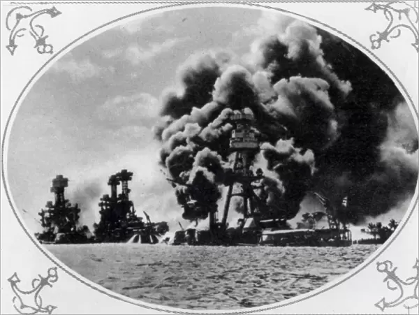Three Battleships Hit in Pearl Harbour