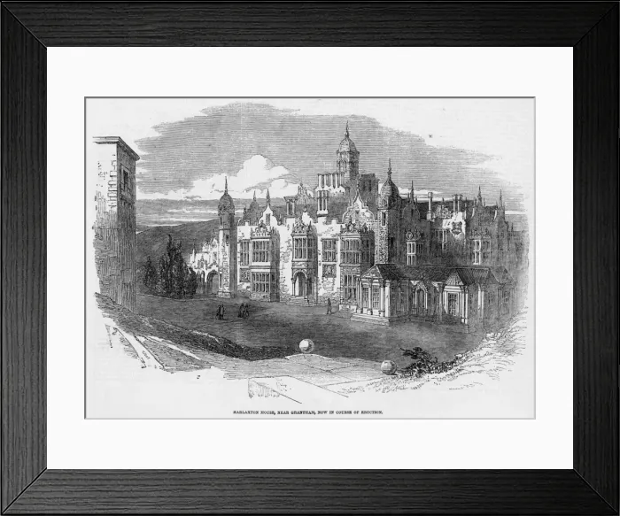 Framed Print : Harlaxton House Framed Print : Harlaxton House
