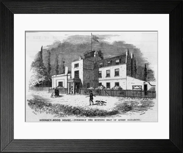 Framed Print : Hornsey Wood House, London Framed Print : Hornsey Wood House, London