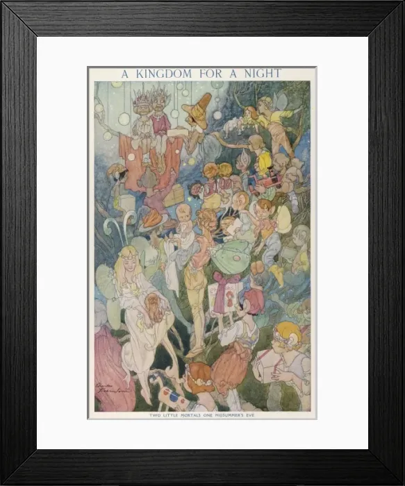 Framed Print : A Kingdom for a Night by Charles Robinson Framed Print : A Kingdom for a Night by Charles Robinson