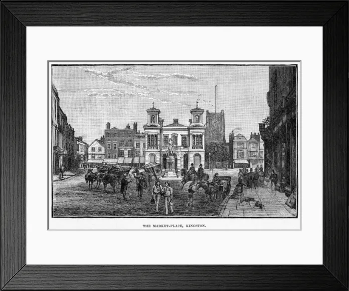 Framed Print : Kingston on Thames, Surrey Framed Print : Kingston on Thames, Surrey