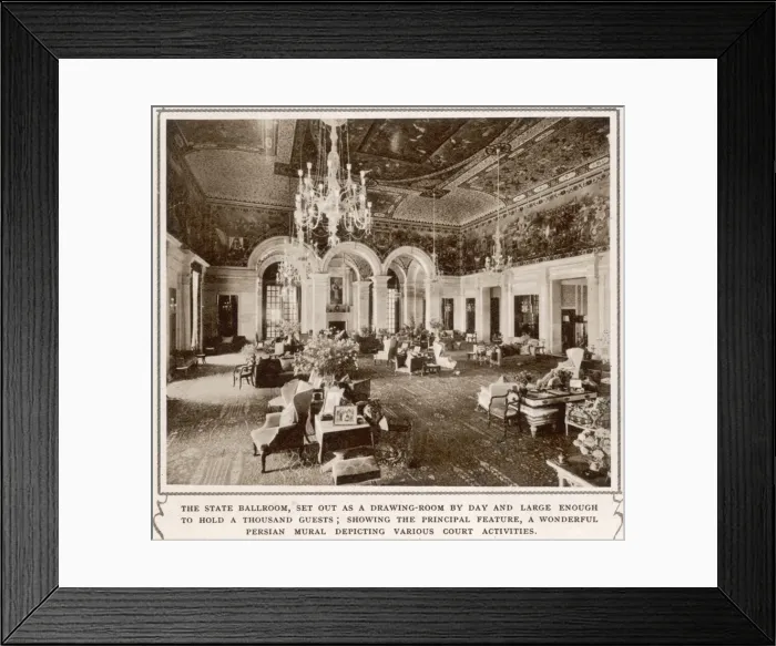 Framed Print : Viceroys House, State Ballroom; New Delhi Framed Print : Viceroys House, State Ballroom; New Delhi