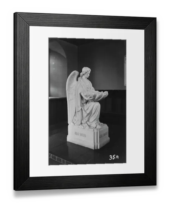 Framed Print : Angel Holding a Shell Framed Print : Angel Holding a Shell