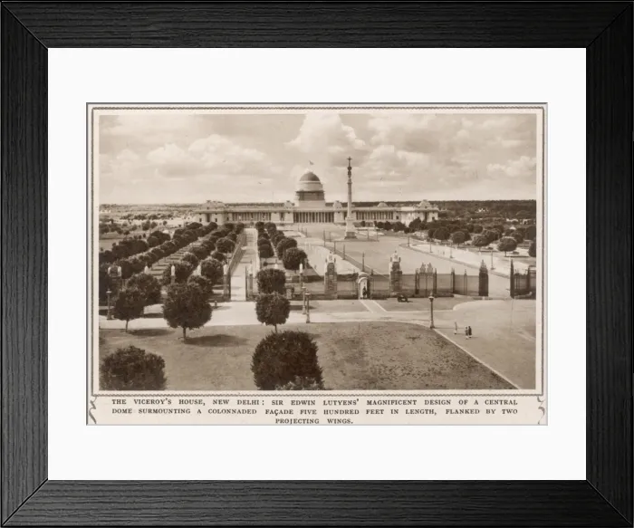 Framed Print : Viceroys House, New Delhi