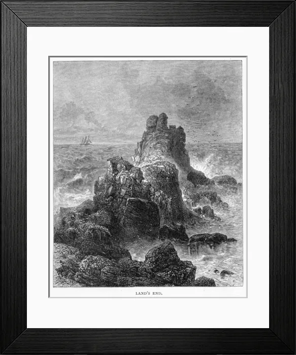 Framed Print : LANDs END, Cornwall Framed Print : LANDs END, Cornwall