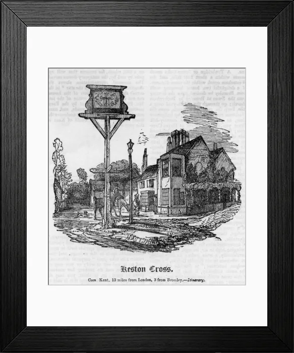 Framed Print : Keston Cross, Kent Framed Print : Keston Cross, Kent