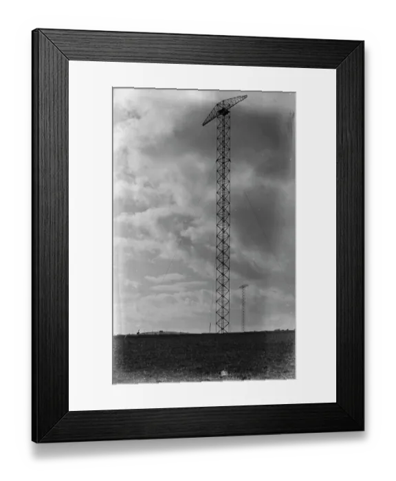 Framed Print : Transmission Towers Against a Cloudy Sky Framed Print : Transmission Towers Against a Cloudy Sky