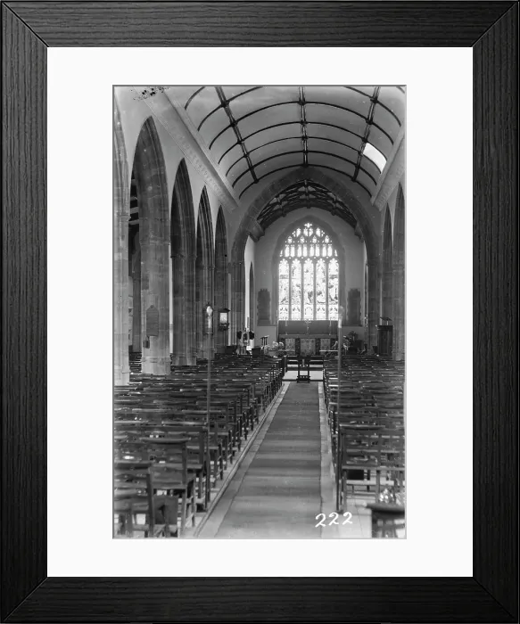 Framed Print : Interior of a Historic Church Framed Print : Interior of a Historic Church
