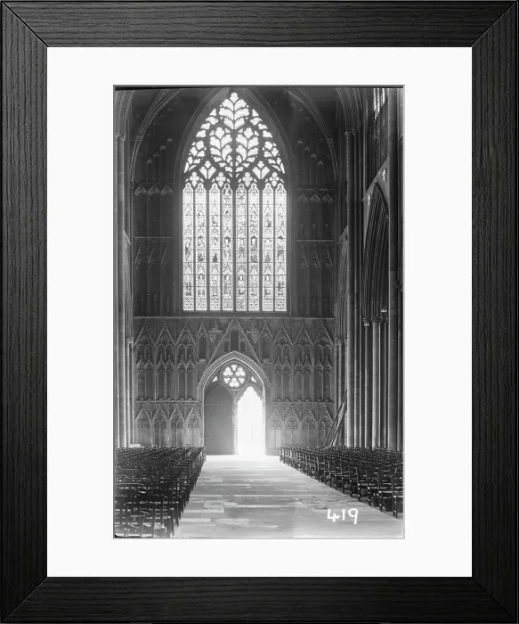 Framed Print : Interior of a Gothic Cathedral Framed Print : Interior of a Gothic Cathedral