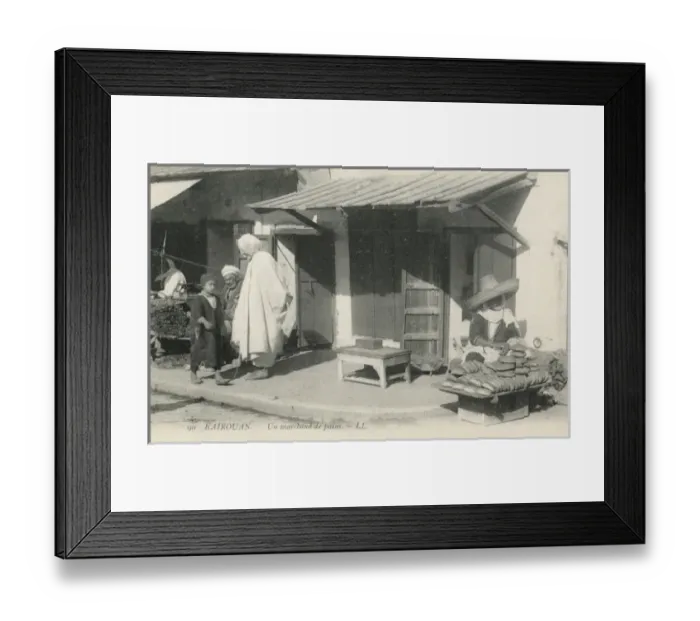 Framed Print : Tunisia - Kairouan - Street bread seller (1 / 2) Framed Print : Tunisia - Kairouan - Street bread seller (1 / 2)