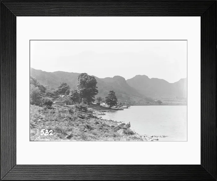 Framed Print : Serene Lakeside View Framed Print : Serene Lakeside View