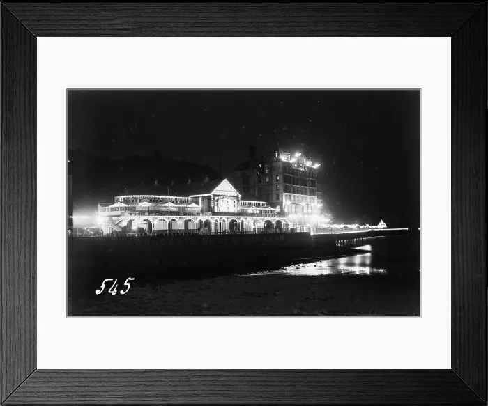 Framed Print : Nighttime at the Seaside Pier Framed Print : Nighttime at the Seaside Pier