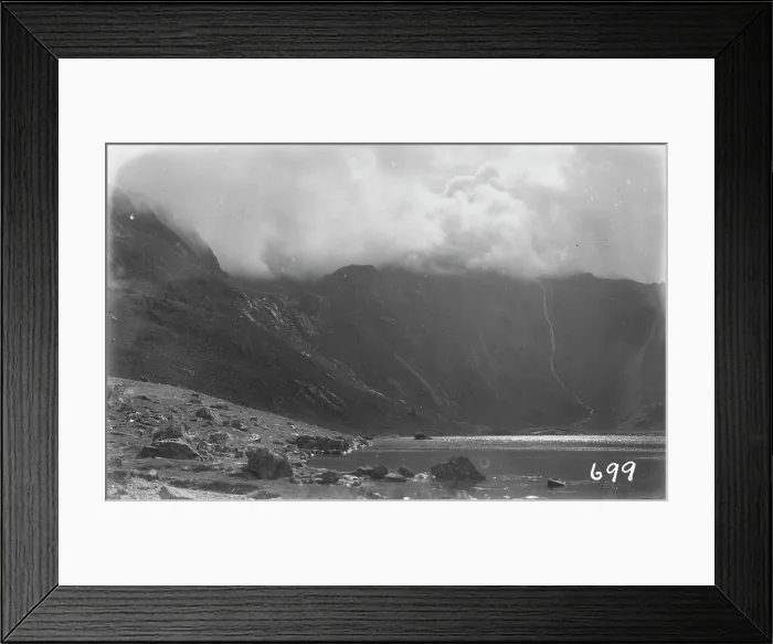 Framed Print : Serene Mountain Lake Framed Print : Serene Mountain Lake