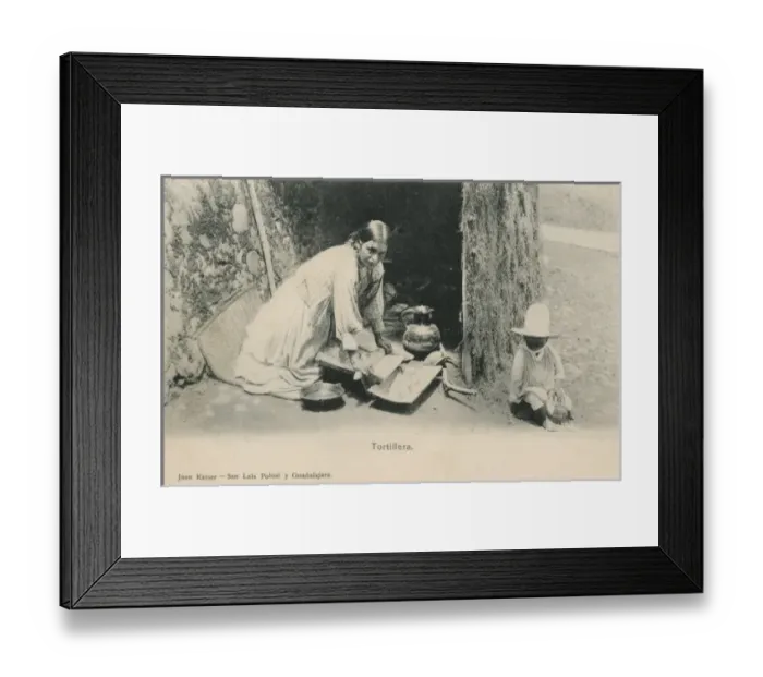 Framed Print : Mexico - Tortilla Preparation Framed Print : Mexico - Tortilla Preparation