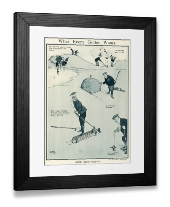 Framed Print : What Every Golfer Wants Framed Print : What Every Golfer Wants