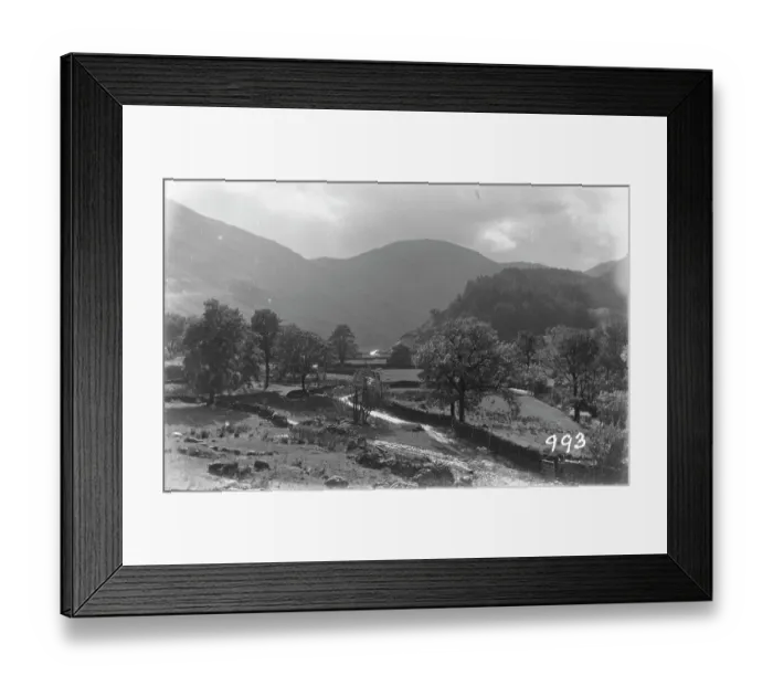Framed Print : Serene Mountain Landscape Framed Print : Serene Mountain Landscape