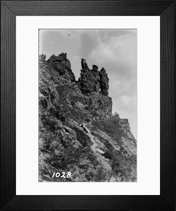 Framed Print : Rocky Outcrop on a Mountain Trail Framed Print : Rocky Outcrop on a Mountain Trail