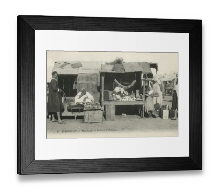 Framed Print : Tunisia - Kairouan - Street bread seller (2 / 2) Framed Print : Tunisia - Kairouan - Street bread seller (2 / 2)
