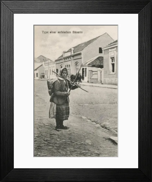 Framed Print : Serbian Worker Framed Print : Serbian Worker